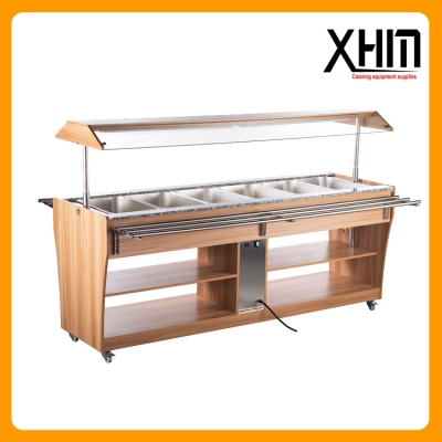 2150mm width hot buffet trol...