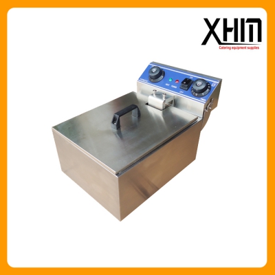 3.8L electric fryer with tim...