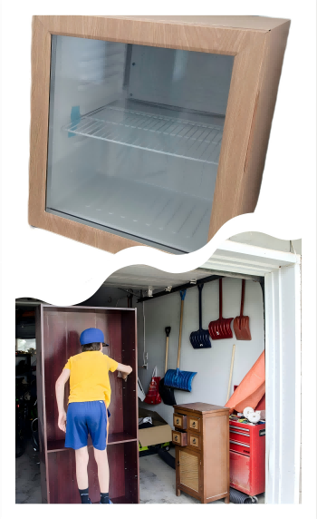 If have small refrigerated display cabinet in the garage